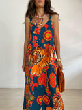 MONO LICRA TIGRE CORAL / AZUL