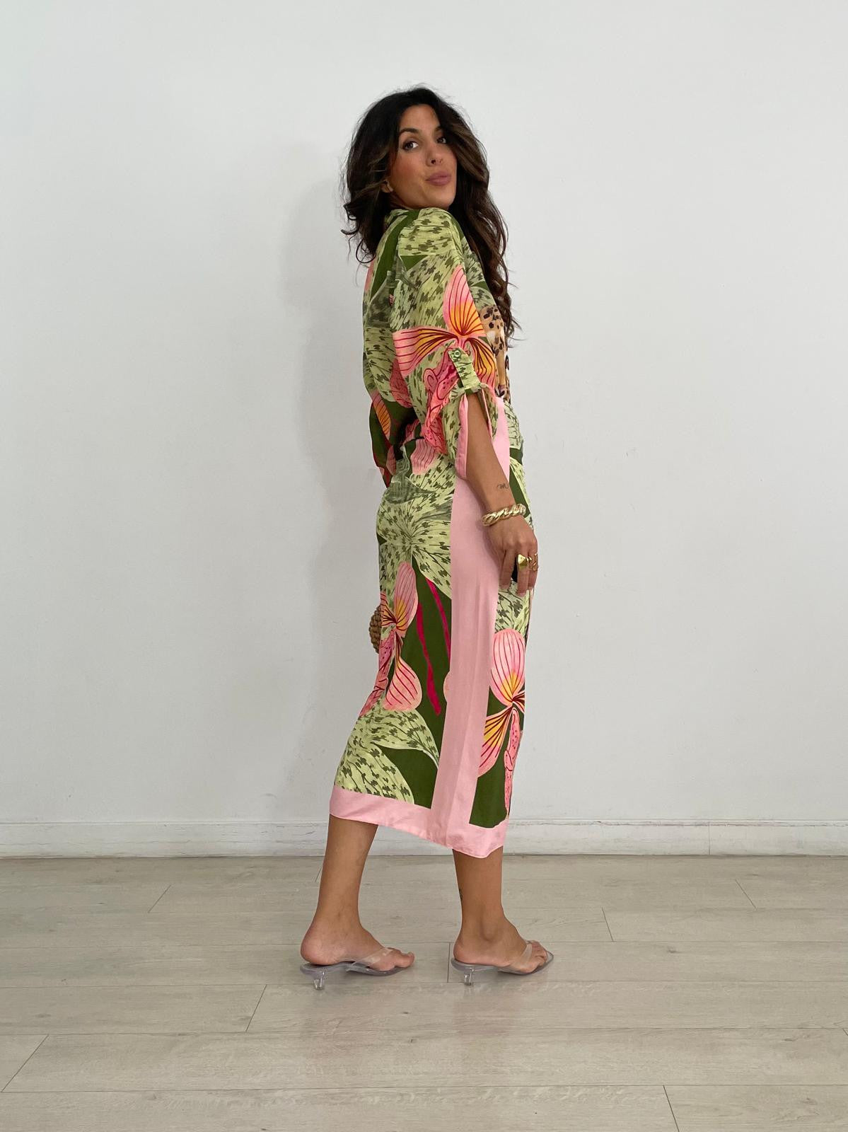 BLUSA TIGRE + ORQUIDEA