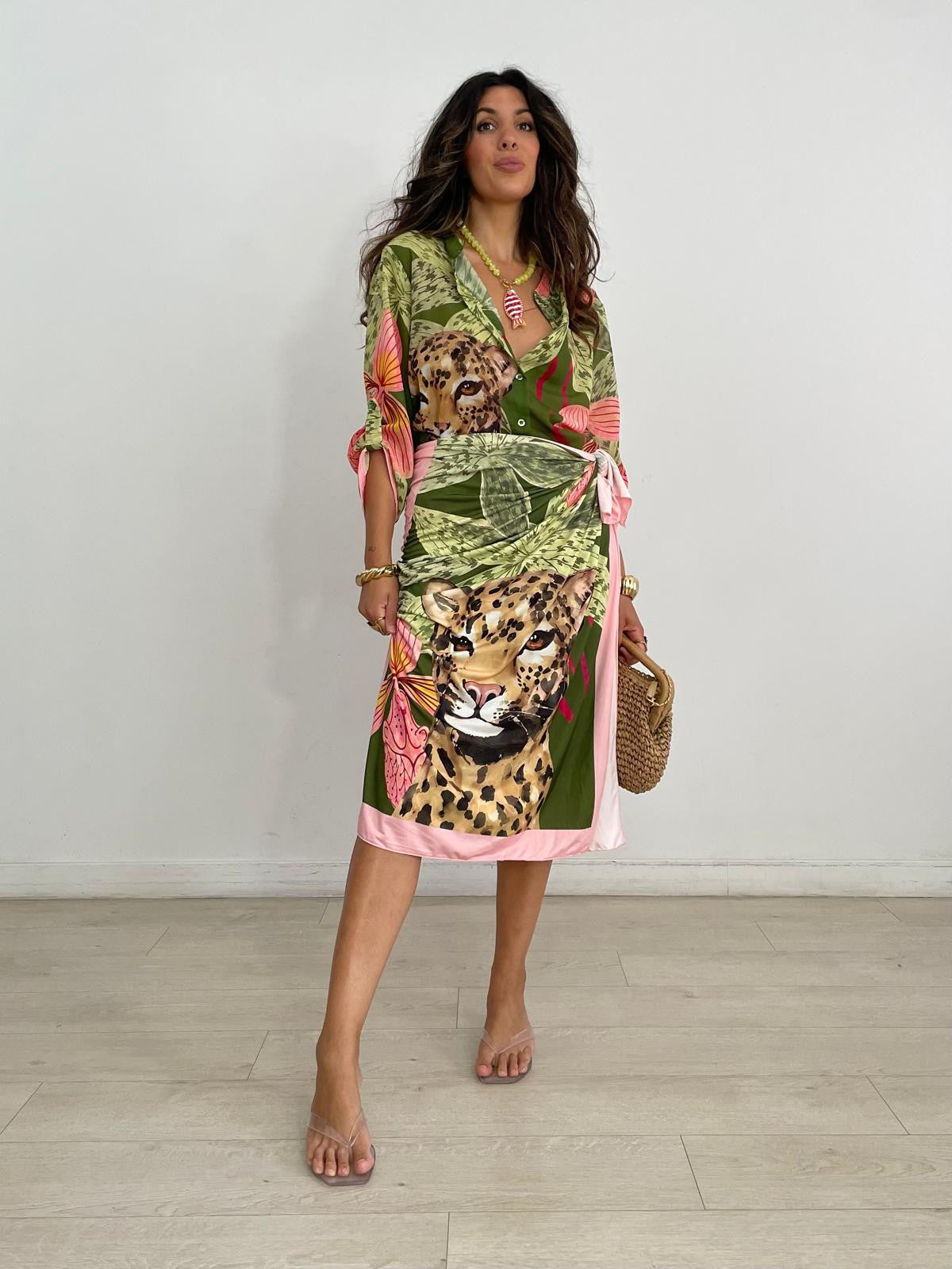 BLUSA TIGRE + ORQUIDEA