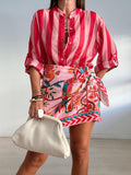 BLUSA RAYAS BICOLOR