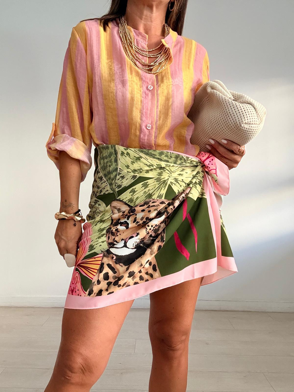 BLUSA RAYAS BICOLOR