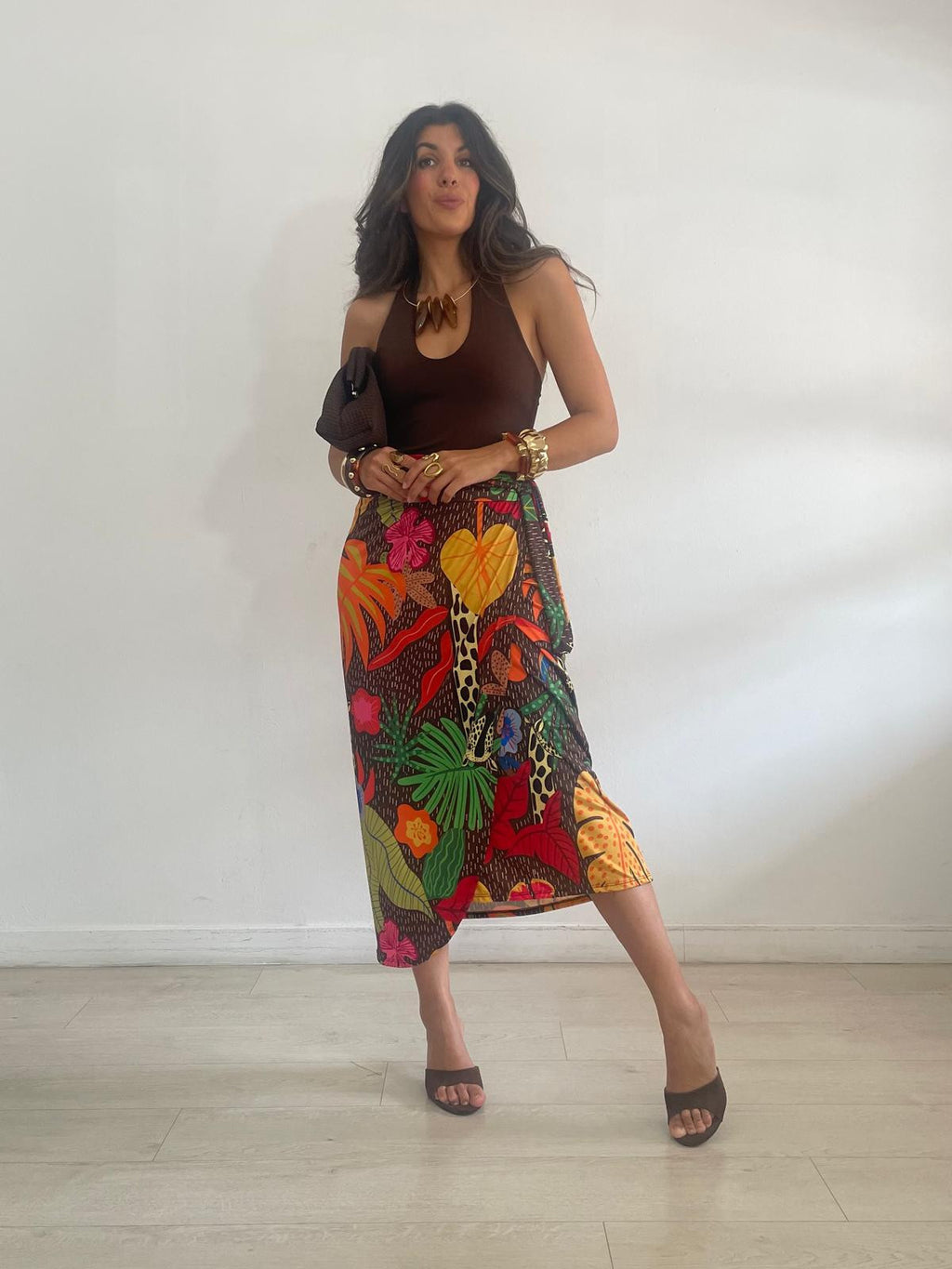 FALDA / VESTIDO LICRA PAREO OASIS