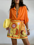 FALDA / PANTALÓN LAZADA SOL  AMARILLA