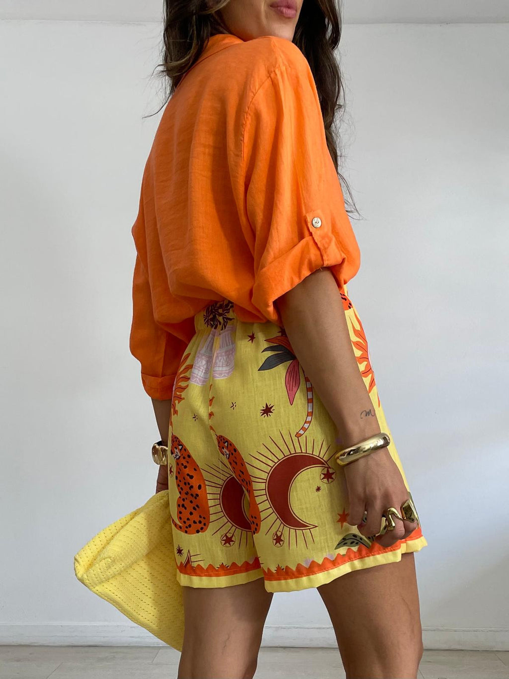 FALDA / PANTALÓN LAZADA SOL  AMARILLA