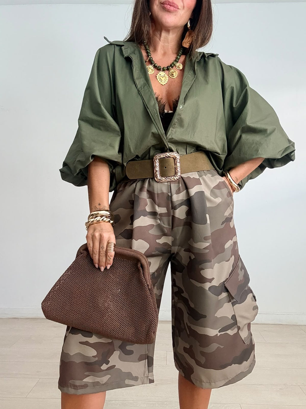 PANTALÓN MILITAR + BOLSILLOS LATERALES