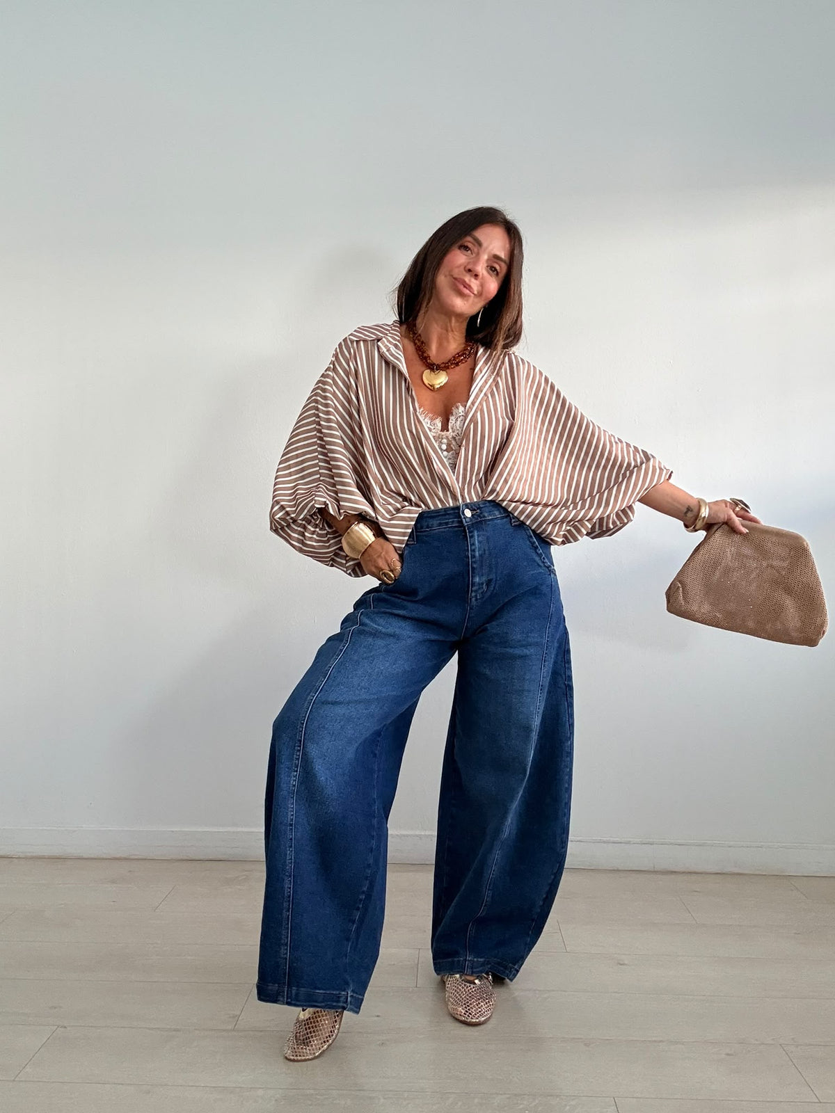 BLUSA RAYAS ELLE