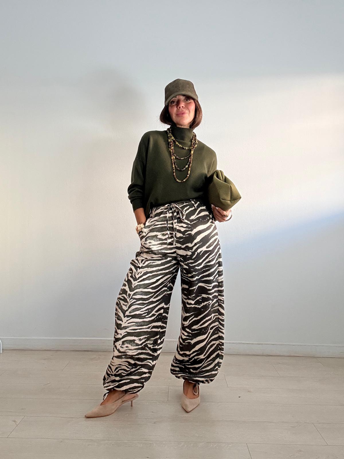 PANTALÓN CEBRA + CORDON