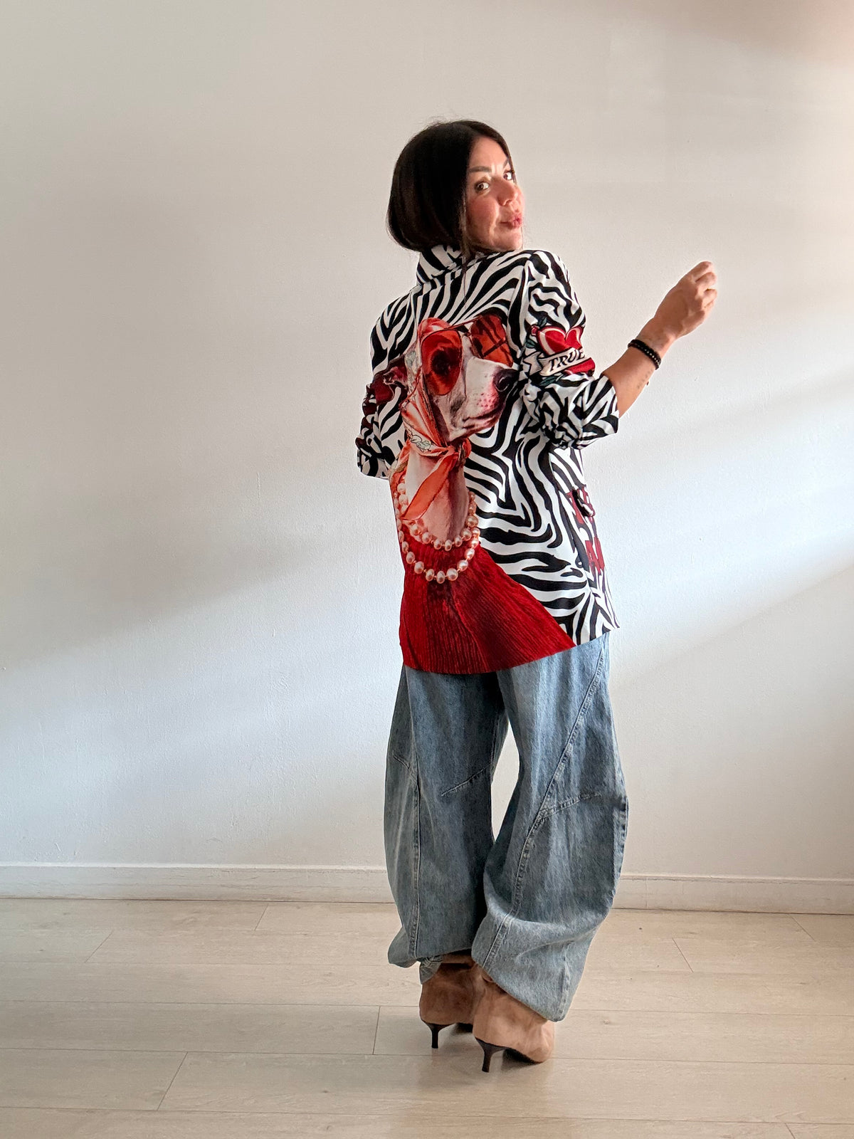 Maxi blazer dog cebra