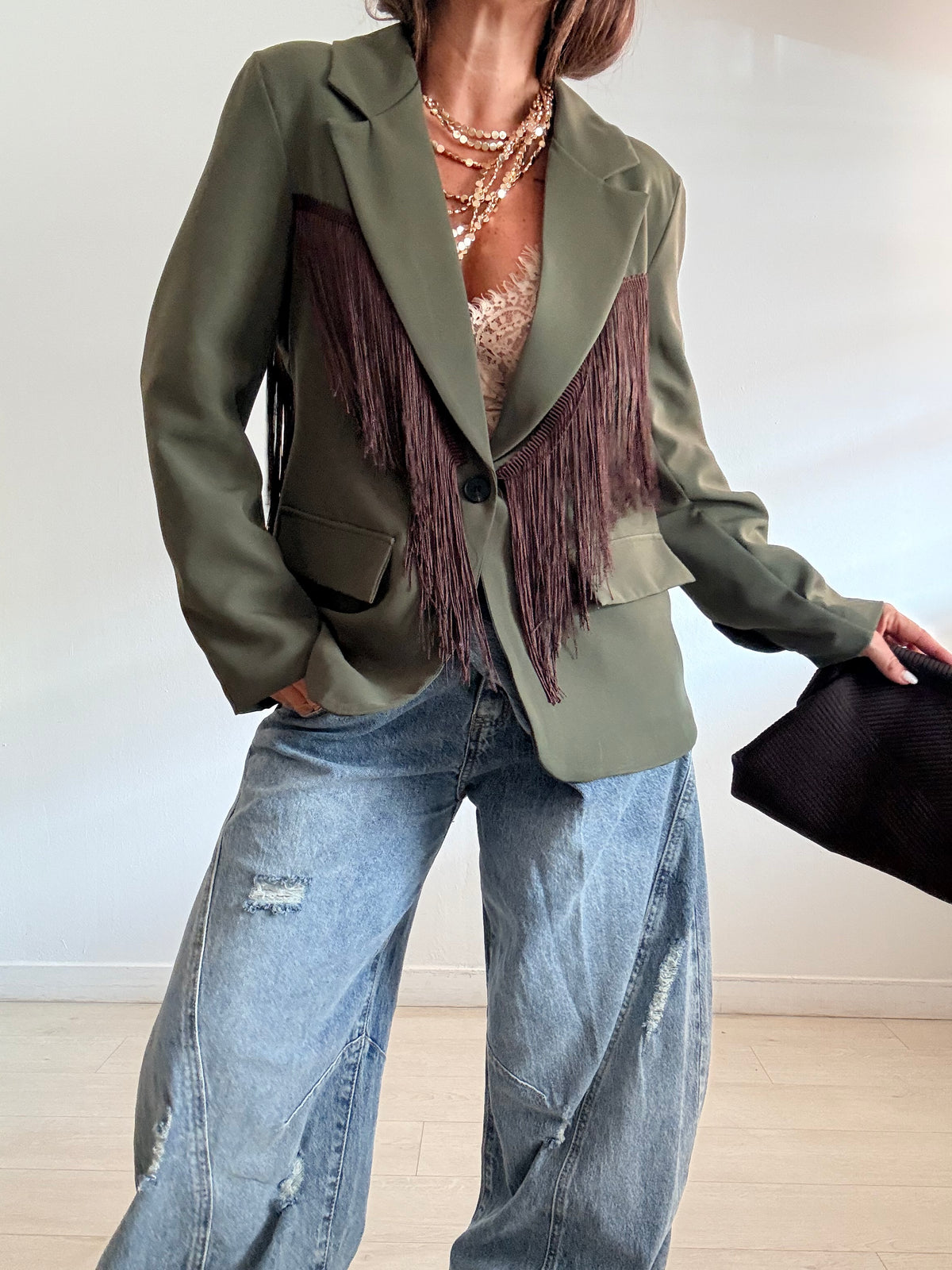 Blazer flecos