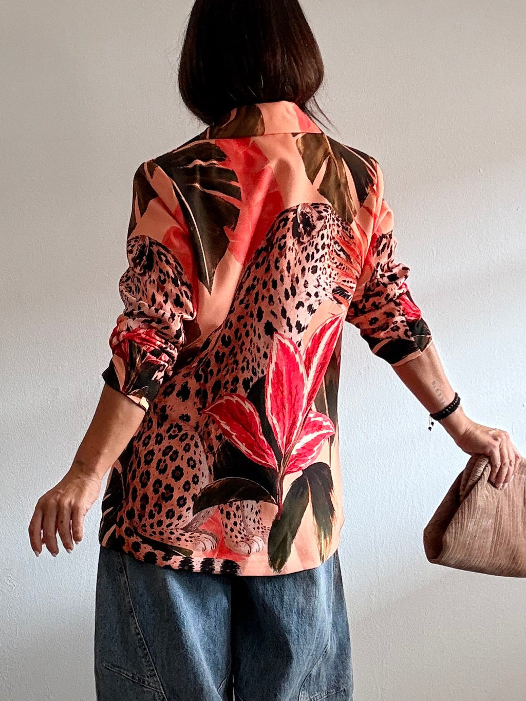 Maxi blazer tigre selva