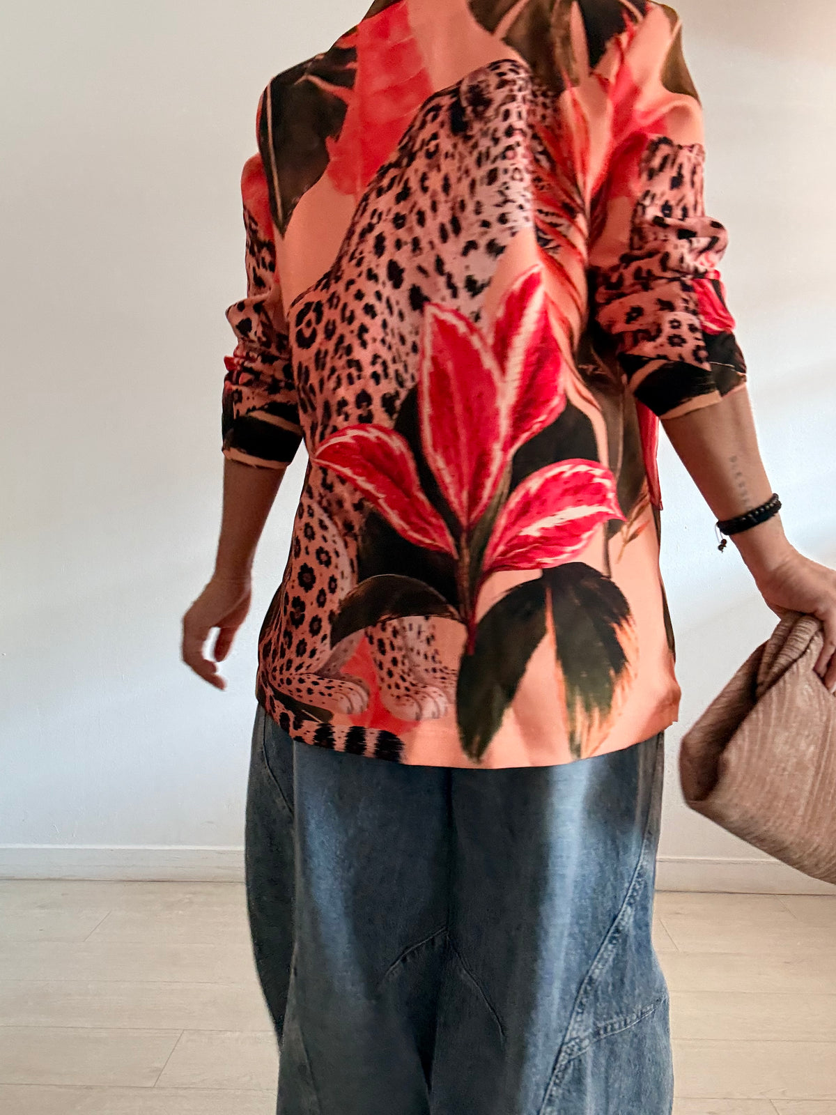 Maxi blazer tigre selva