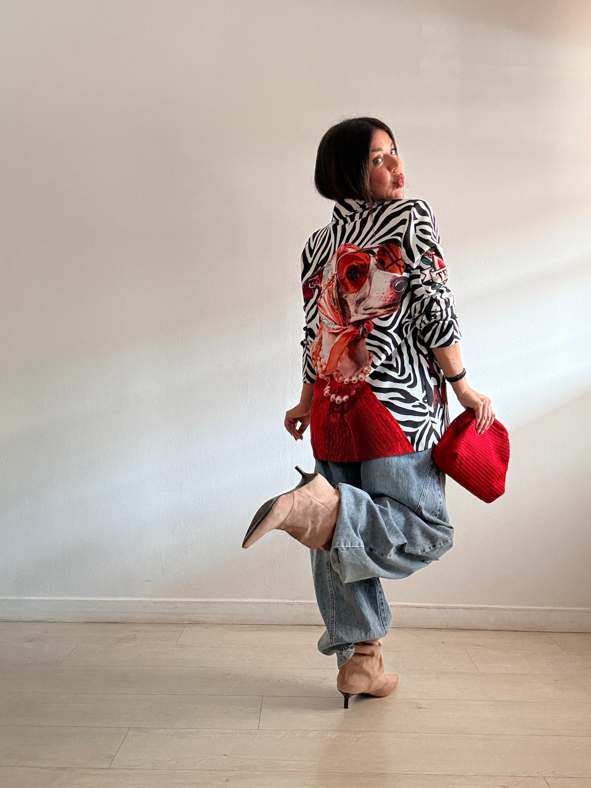 Maxi blazer dog cebra