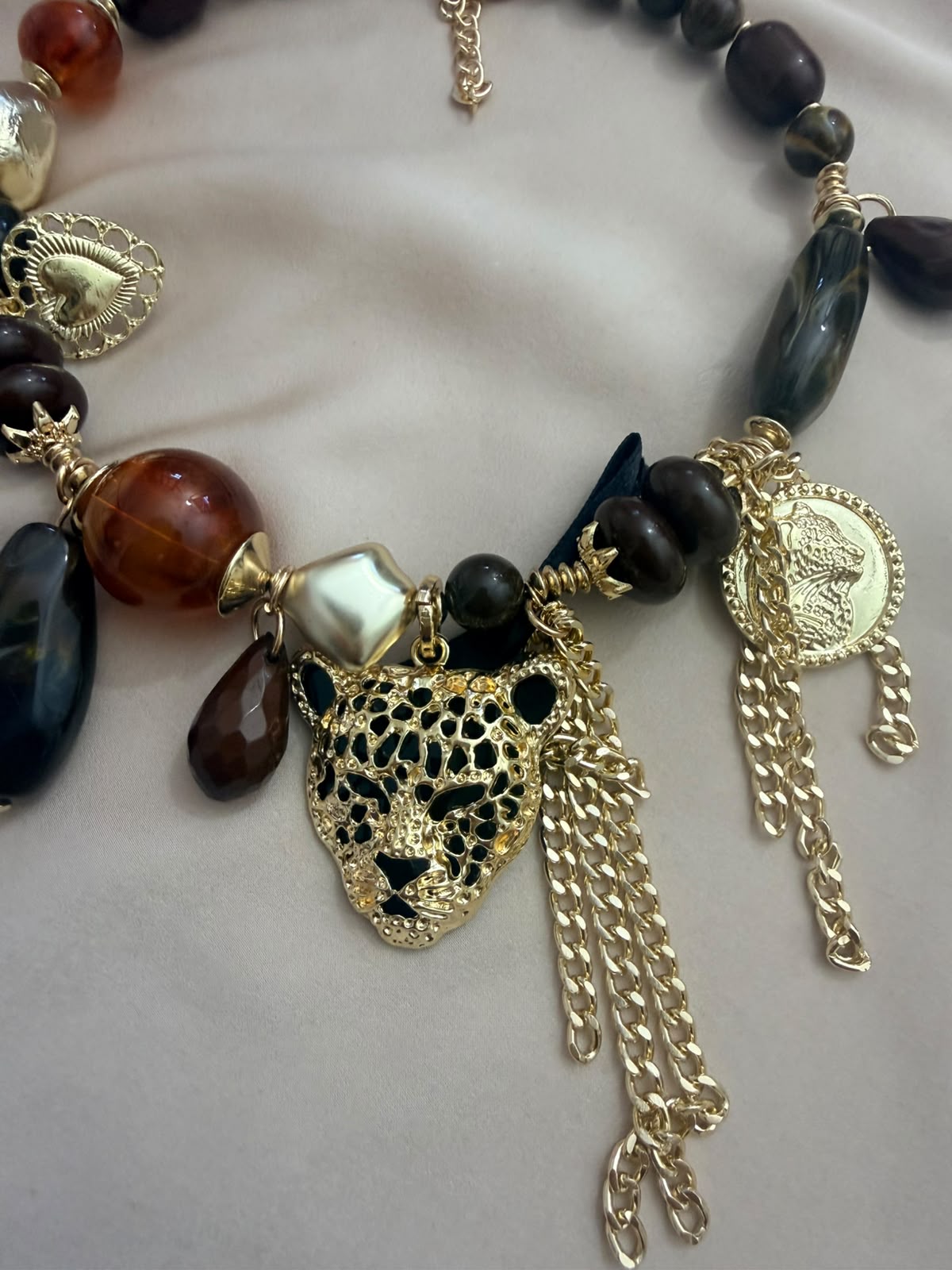 COLLAR PANTERA+MONEDA