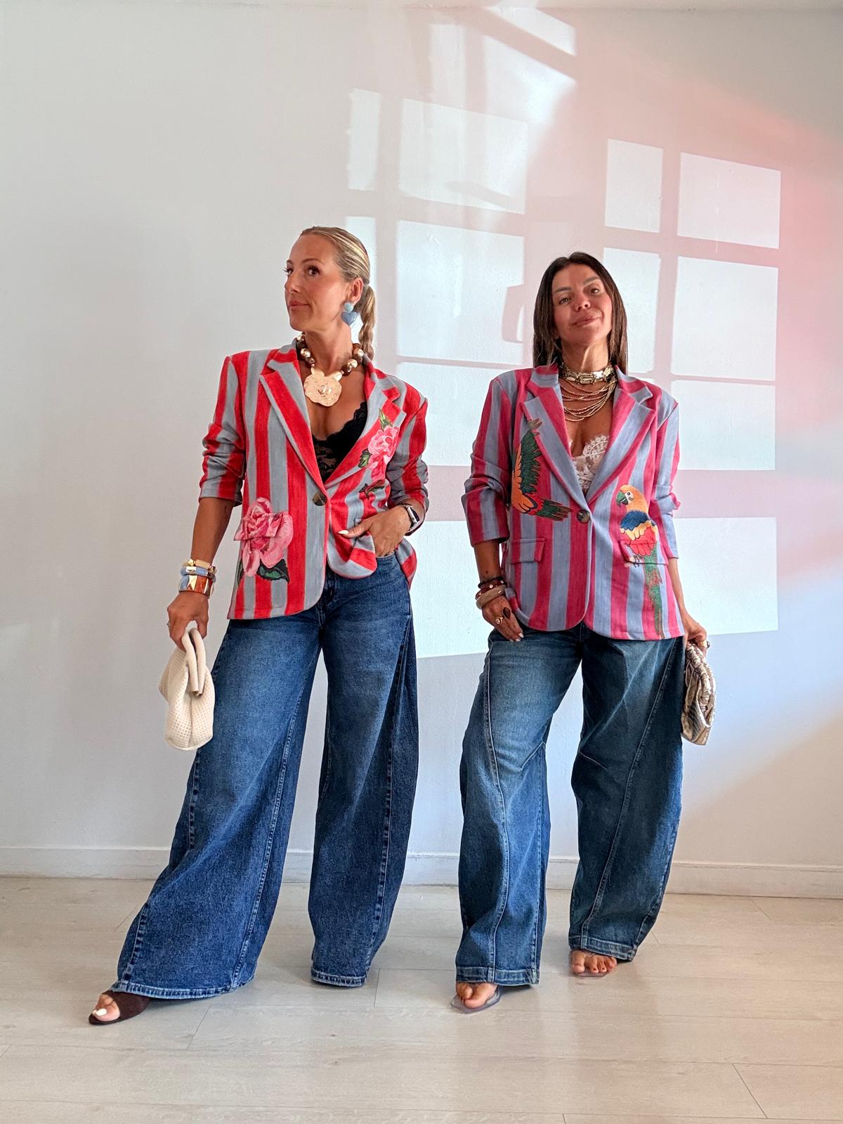 BLAZER ANTELINA RAYAS & LOROS