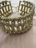 CHOKER TRIPLE ESPEJITOS GOLDEN