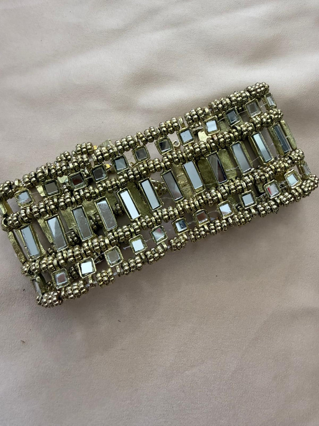 CHOKER TRIPLE ESPEJITOS GOLDEN