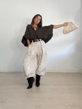 PANTALÓN LUNARES + CINTURÓN