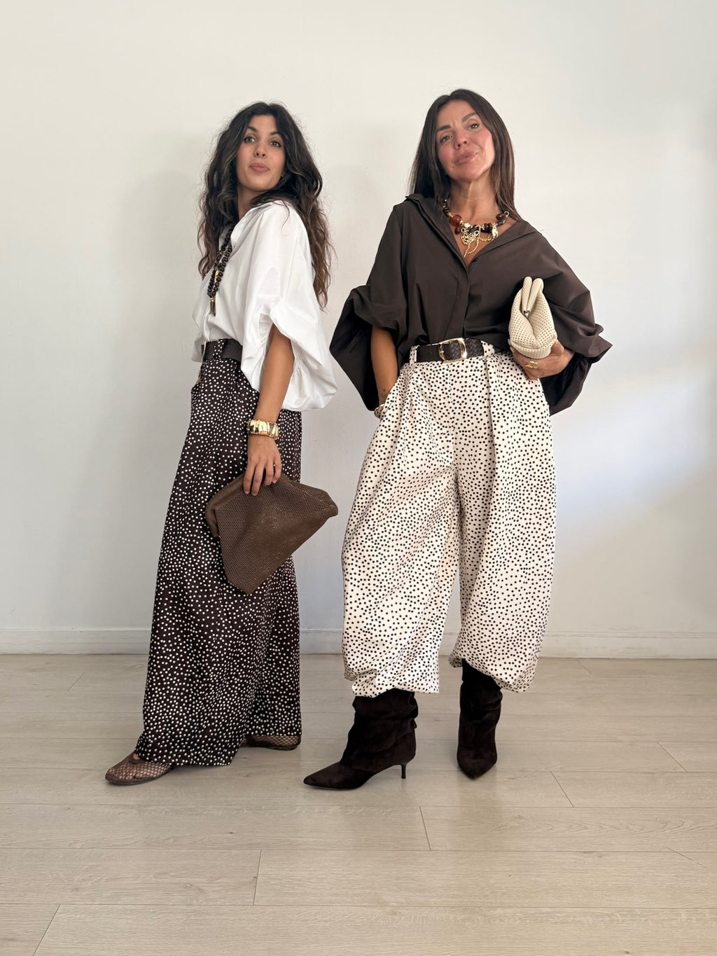 PANTALÓN LUNARES + CINTURÓN