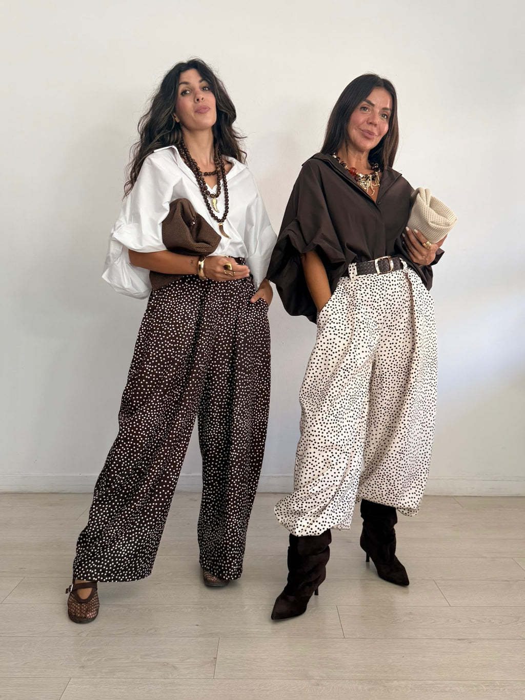 PANTALÓN LUNARES + CINTURÓN