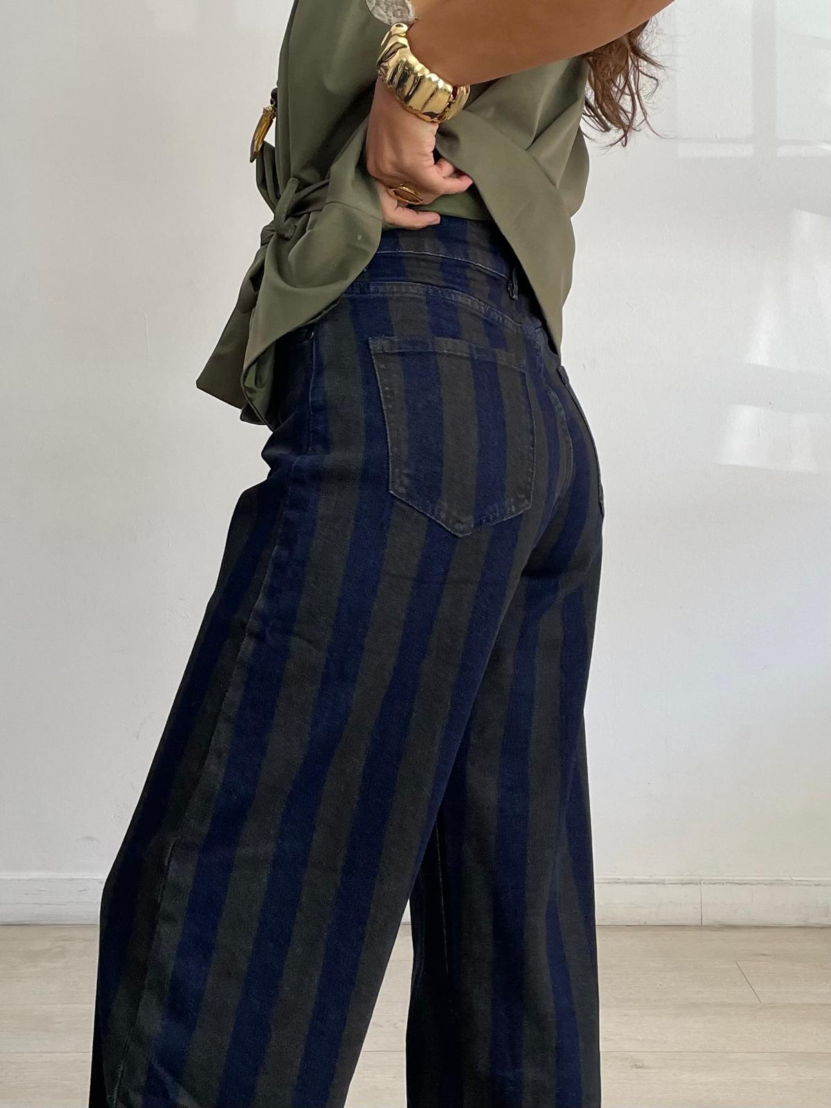 JEANS BALLOON RAYAS