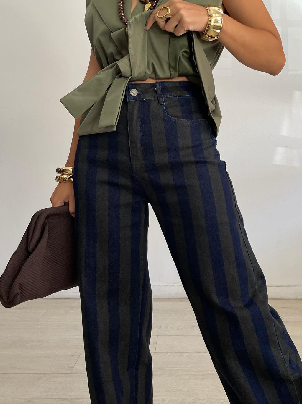 JEANS BALLOON RAYAS