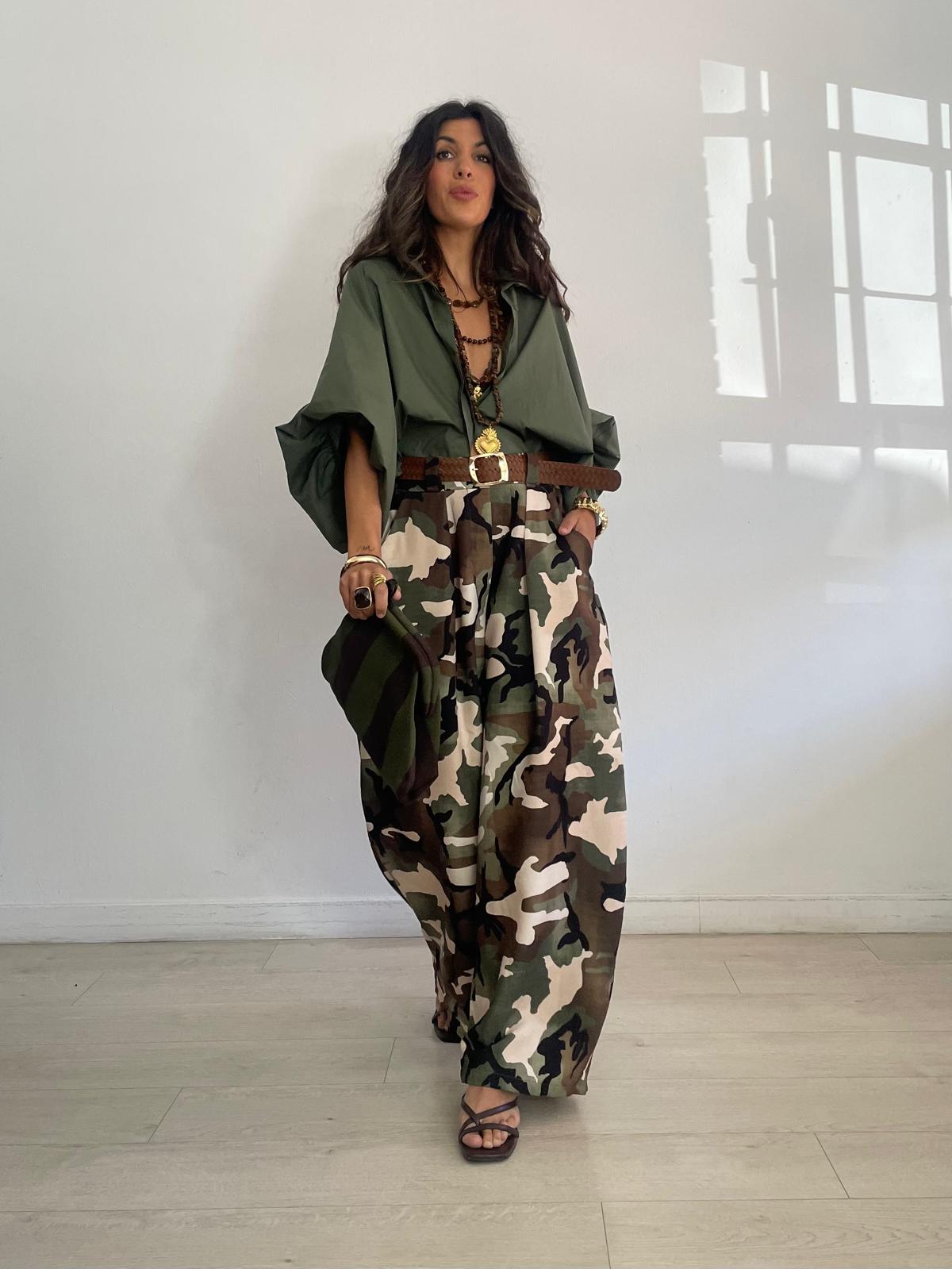 PANTALON BALLOON CAMUFLAJE+CINTURON
