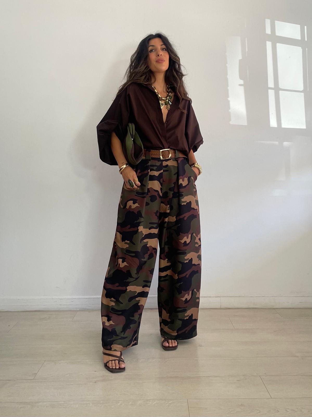 PANTALON BALLOON CAMUFLAJE+CINTURON