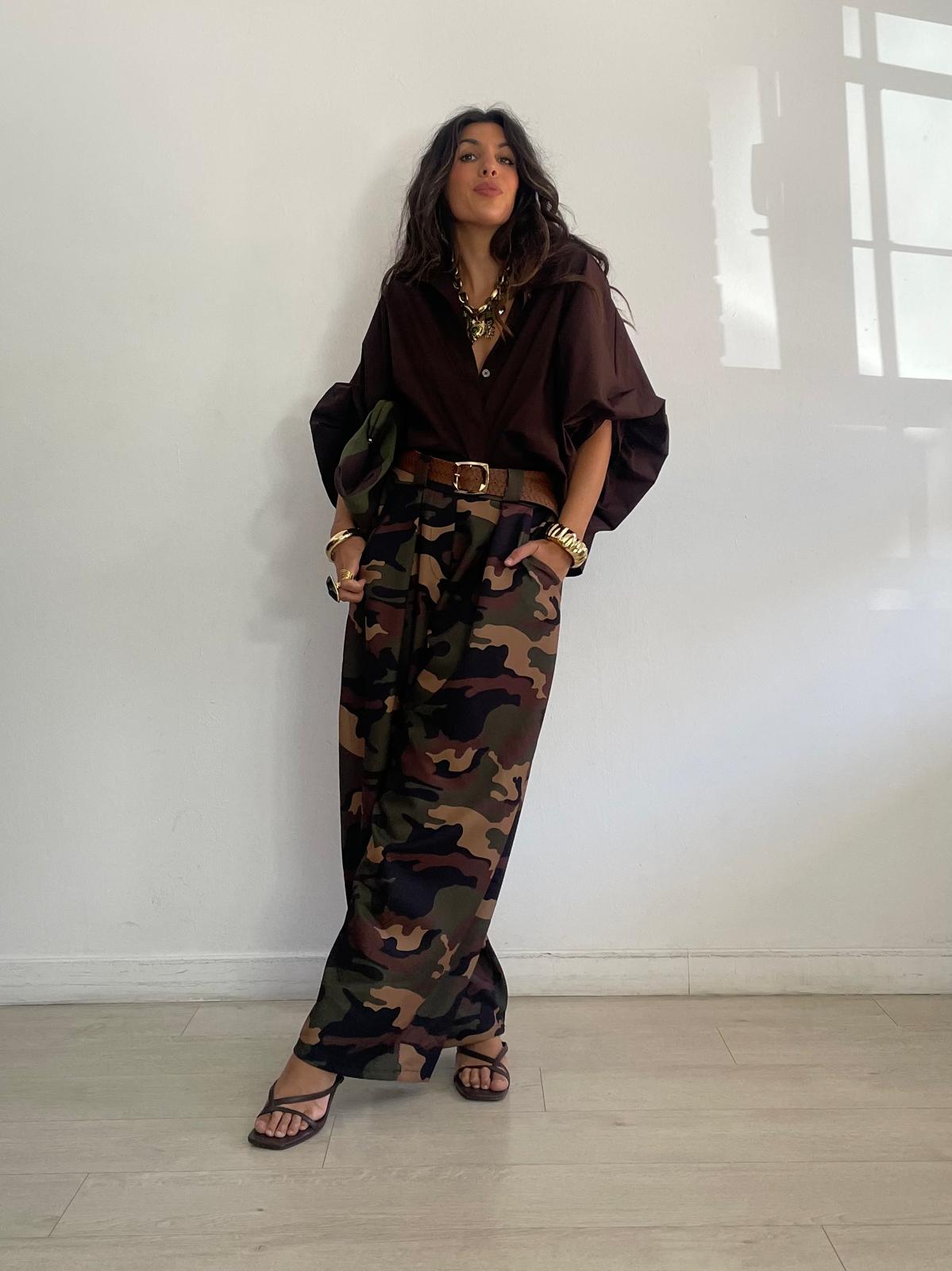 PANTALON BALLOON CAMUFLAJE+CINTURON