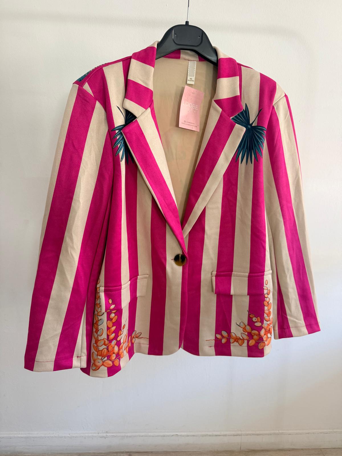 BLAZER RAYAS ANTELINA PAVO REAL