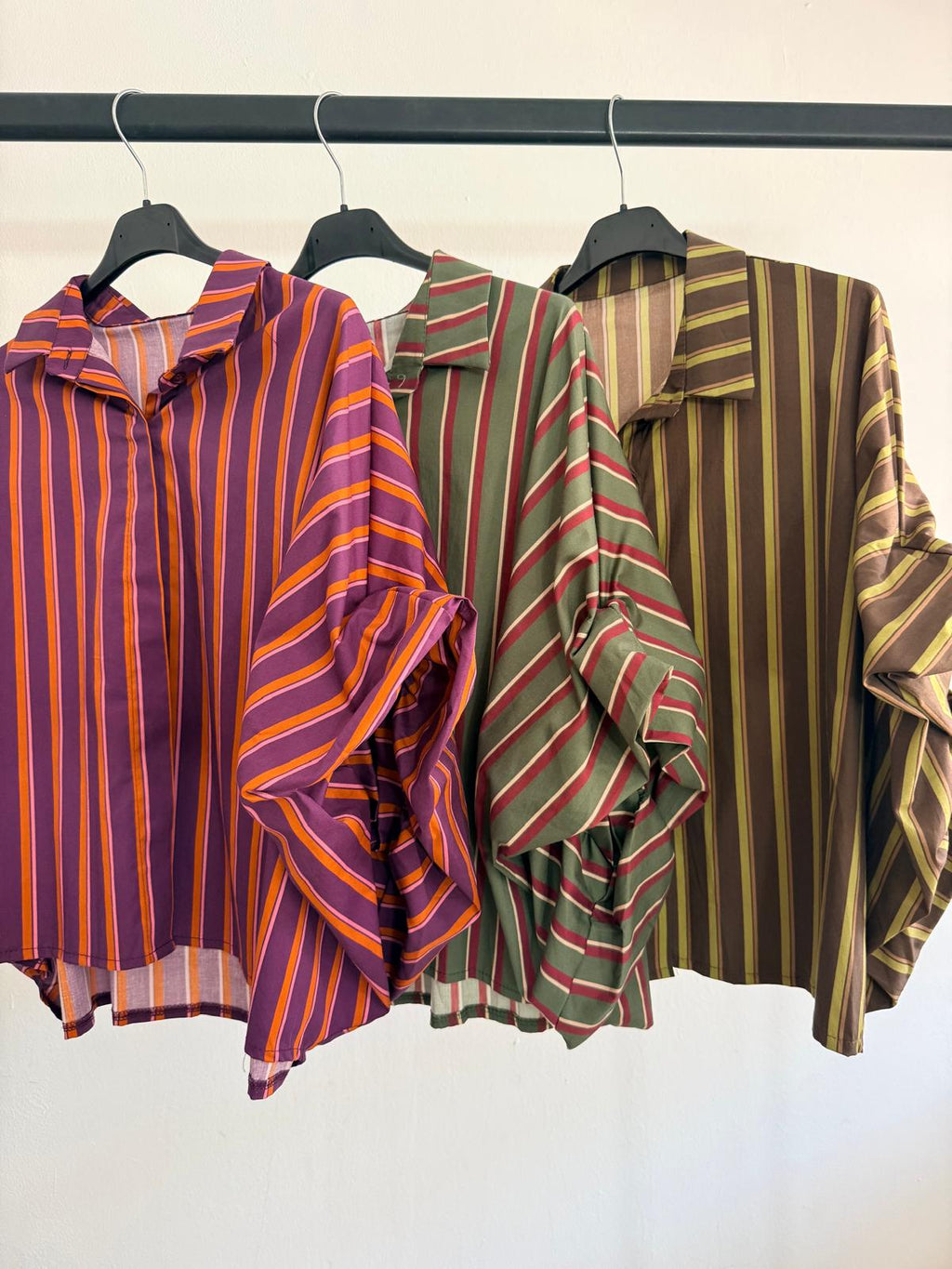BLUSA OVERSIZE RAYAS LUJAN