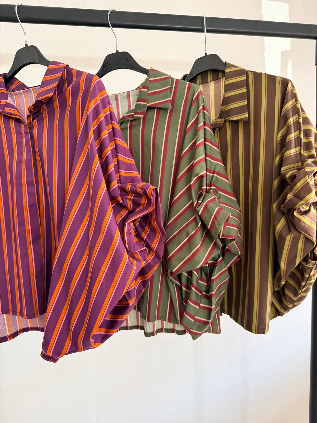BLUSA OVERSIZE RAYAS LUJAN