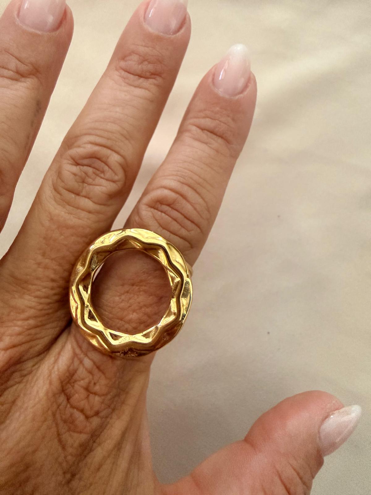 ANILLO SELLO DORADO