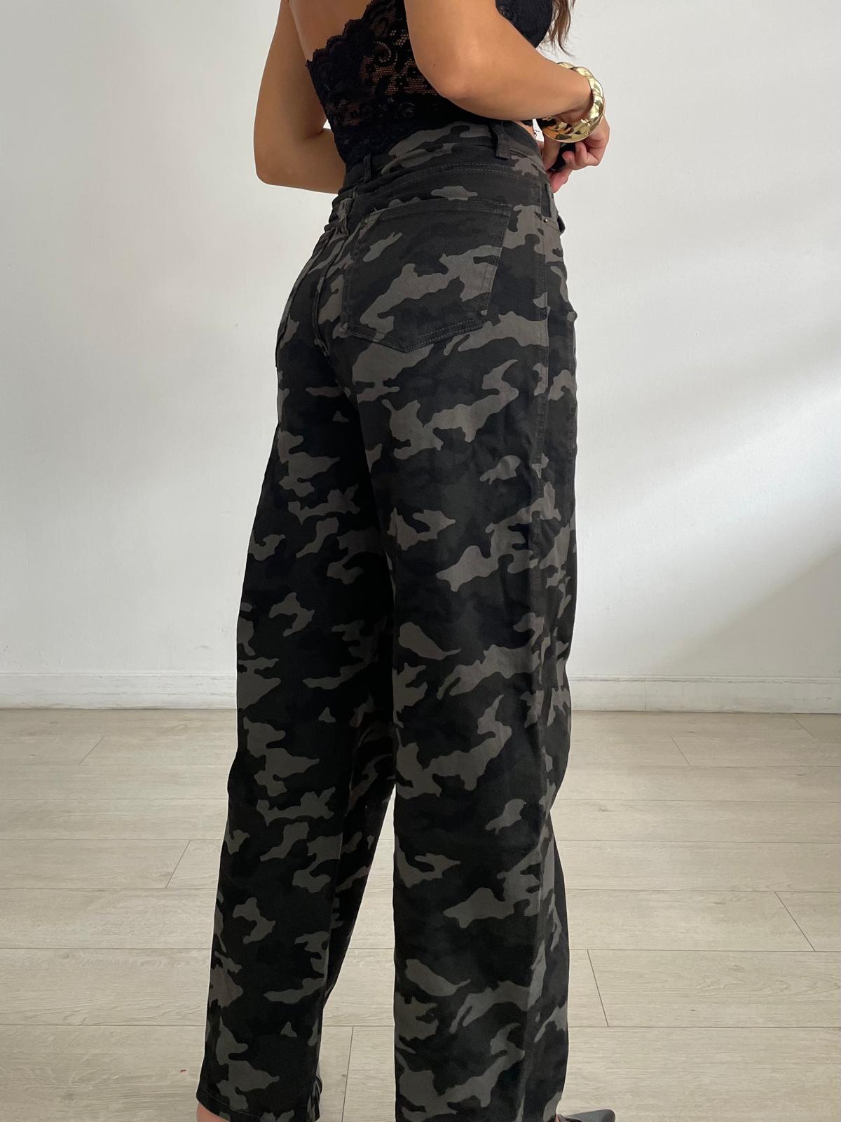 PANTALÓN BALLOON CAMUFLAJE OSCURO