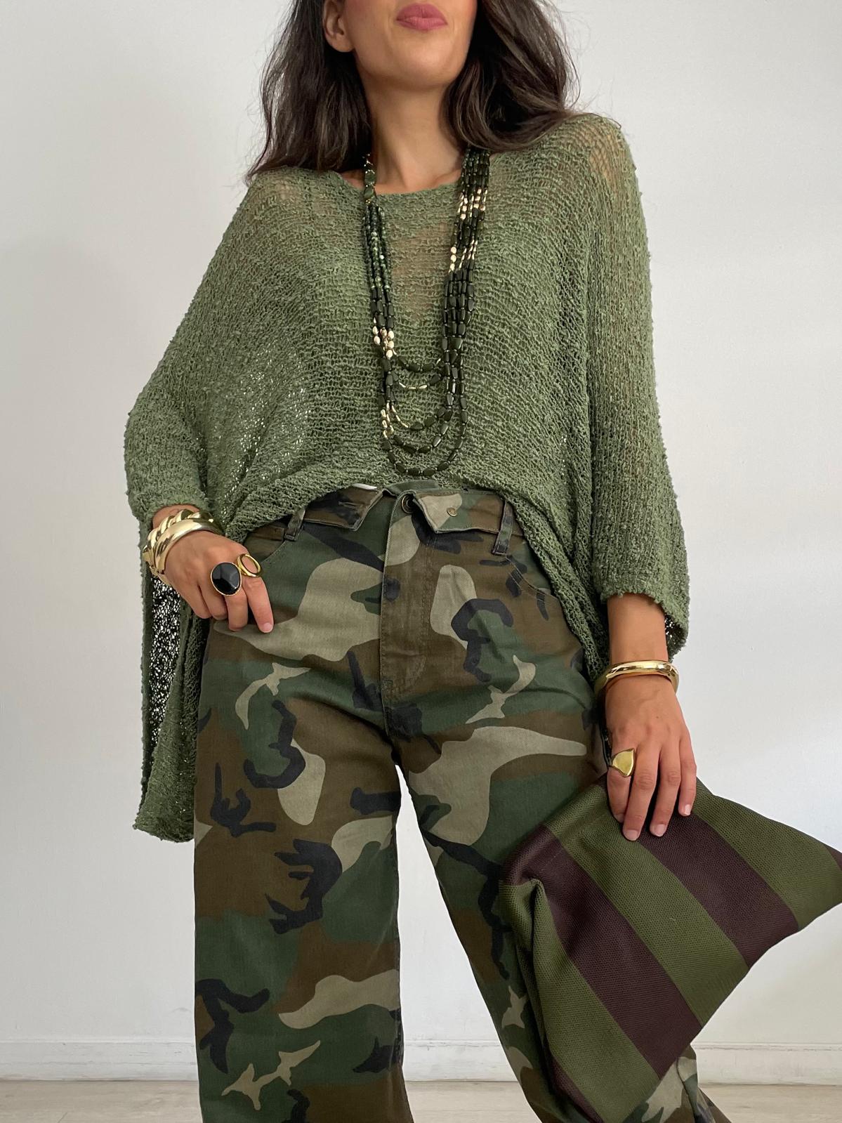 PANTALÓN BALLOON CINTURILLA CAMUFLAJE