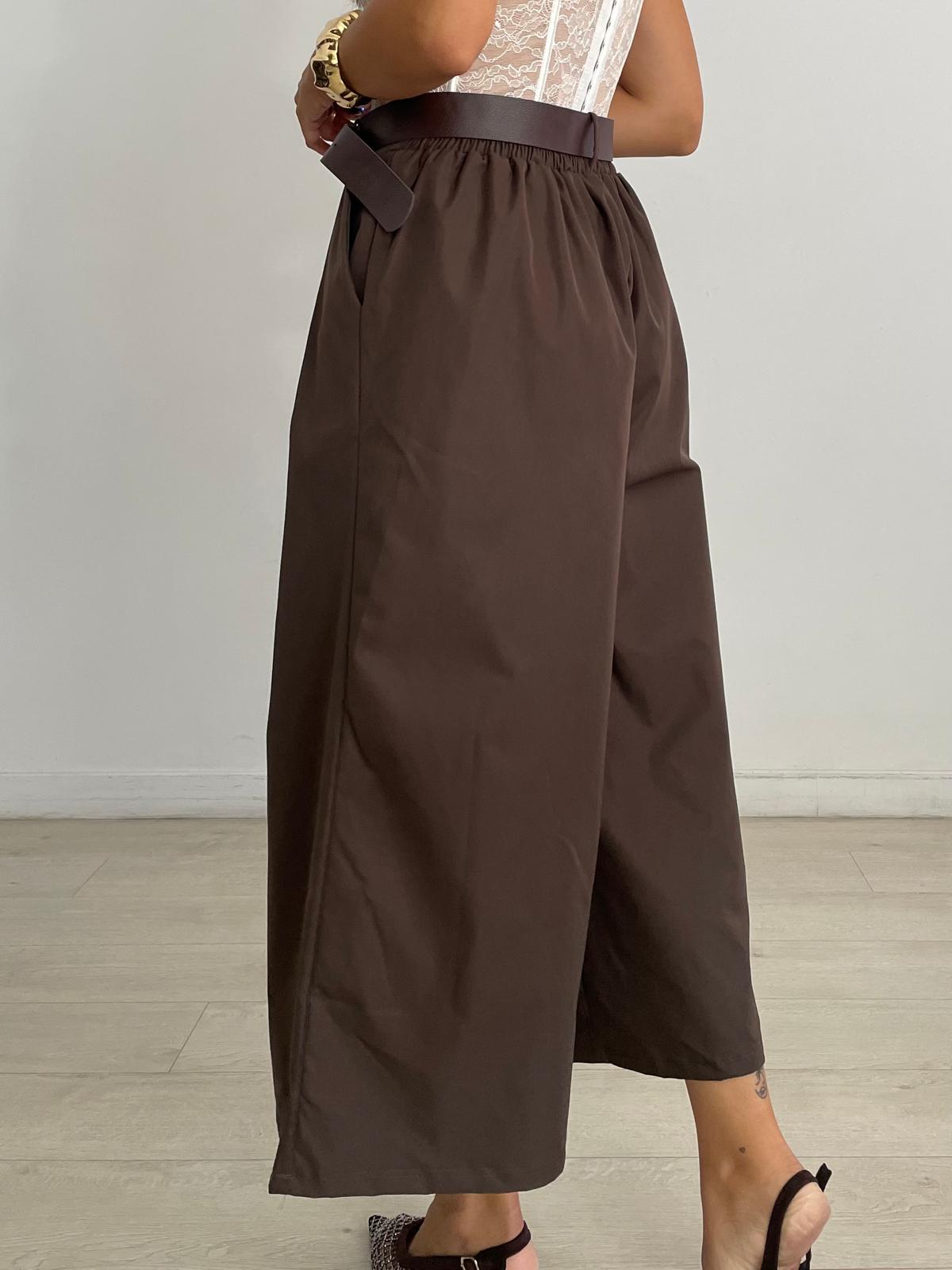 PANTALON MIDY ANCHO+CINTURON