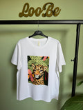 CAMISETA TIGRE + ORQUIDEA