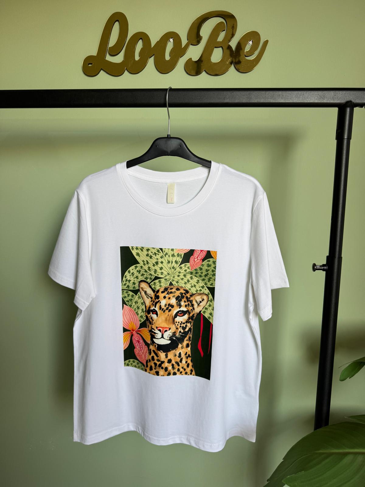 CAMISETA TIGRE + ORQUIDEA