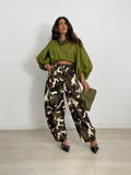 PANTALON BALLOON CAMUFLAJE BRENDA