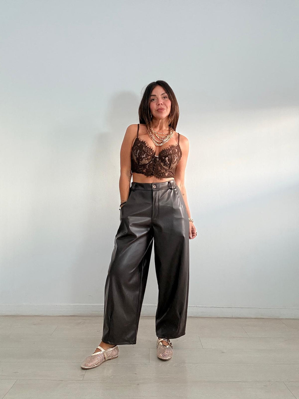 PANTALÓN BALLOON POLIPIEL CASSIE