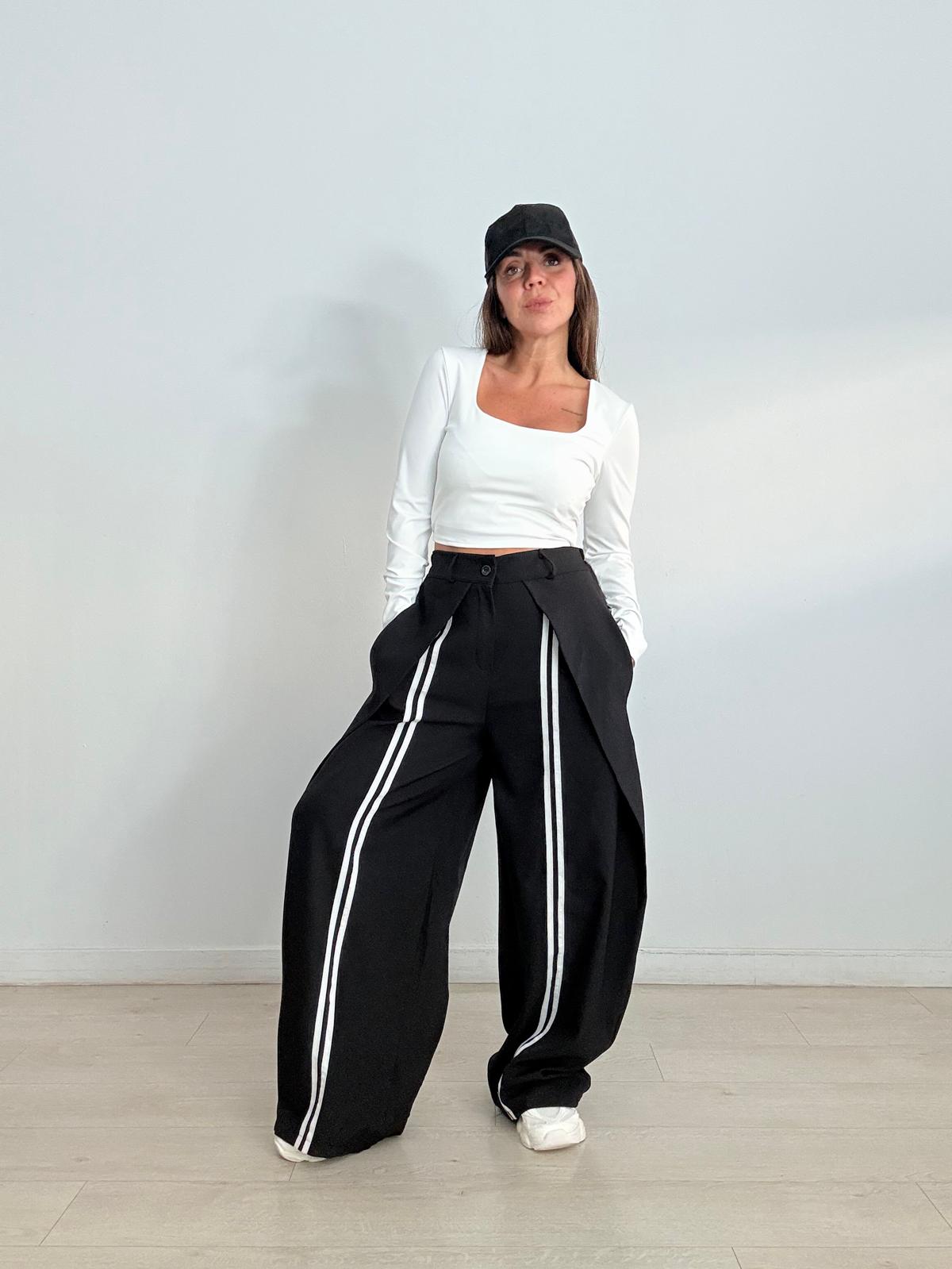 PANTALÓN  BALLOON  DOBLE RAYA