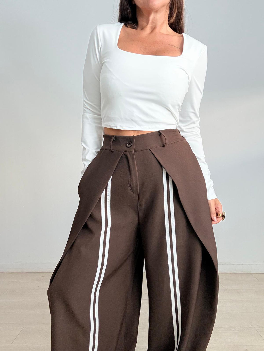 PANTALÓN  BALLOON  DOBLE RAYA