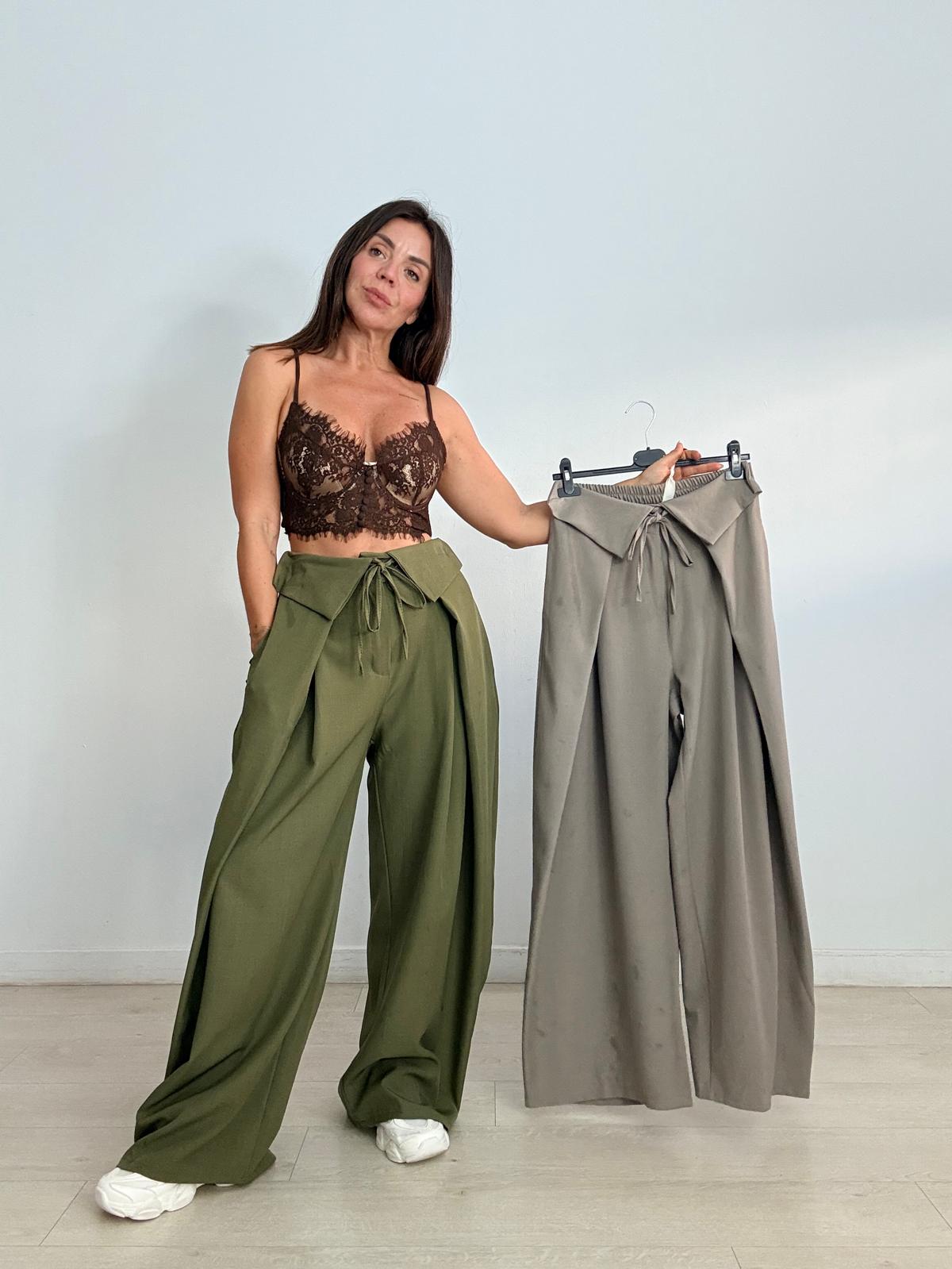 PANTALÓN BASIC CINTURA PICOS