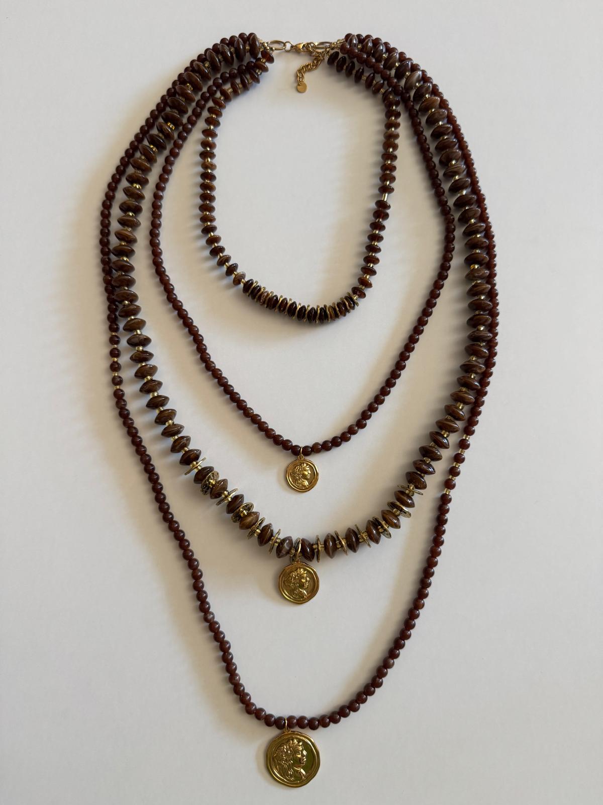 COLLAR MULTICAPA MONEDAS