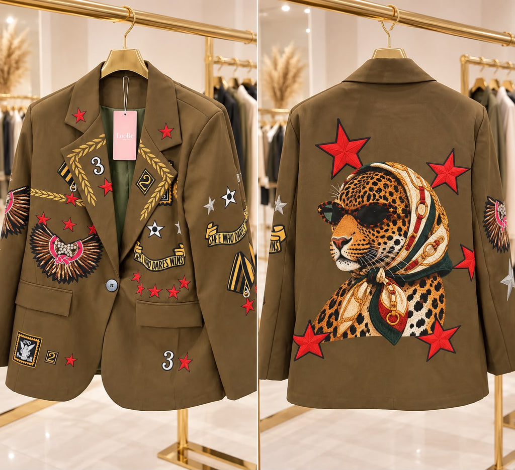 MAXI BLAZER WILD STAR
