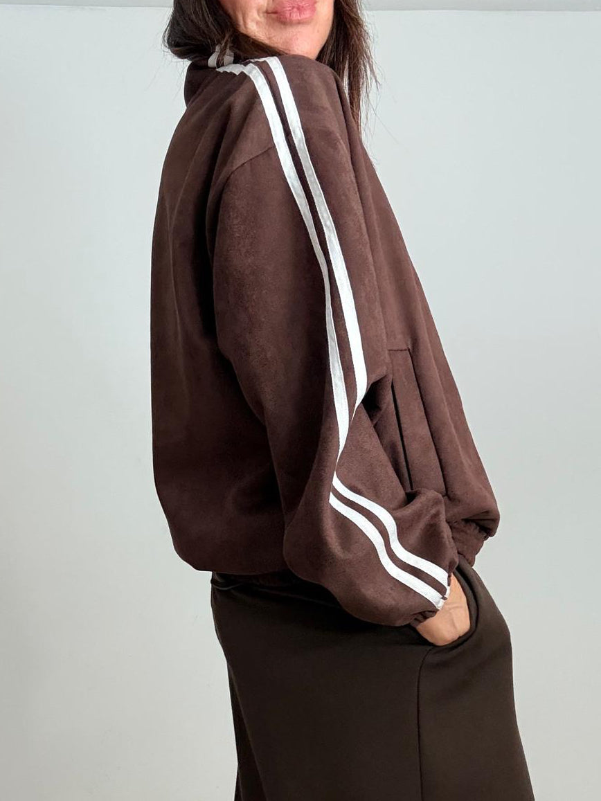 CHAQUETA ANTELINA RETRO ALAMARES