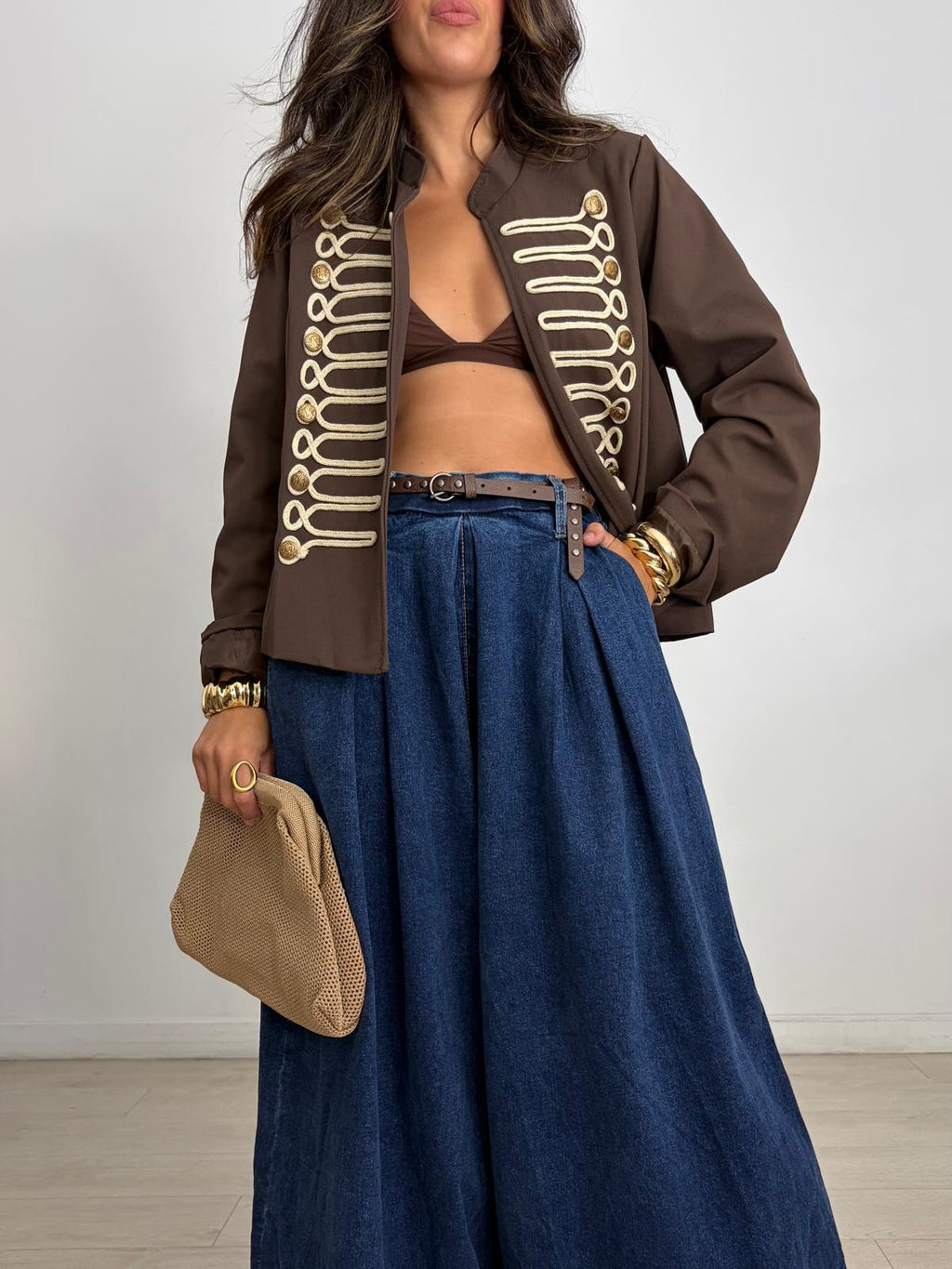 PANTALÓN PALAZZO DENIM MAXI