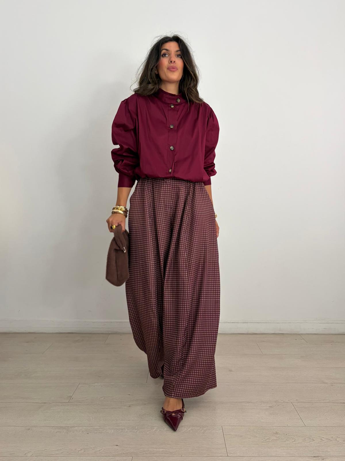 CAMISA CORTA ABOTONADA