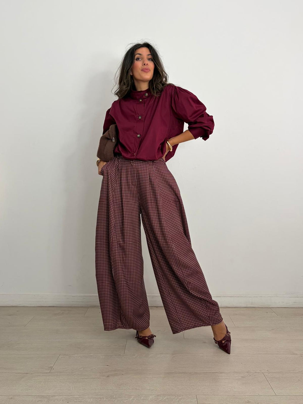 CAMISA CORTA ABOTONADA