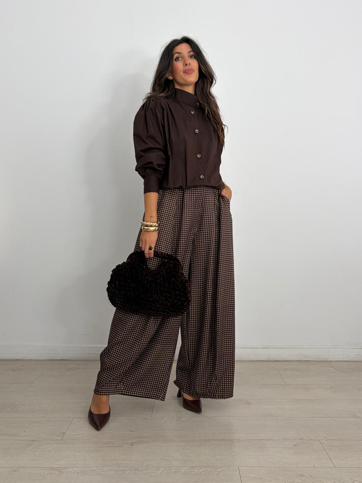 PANTALON BALLOON CUADROS GRACE