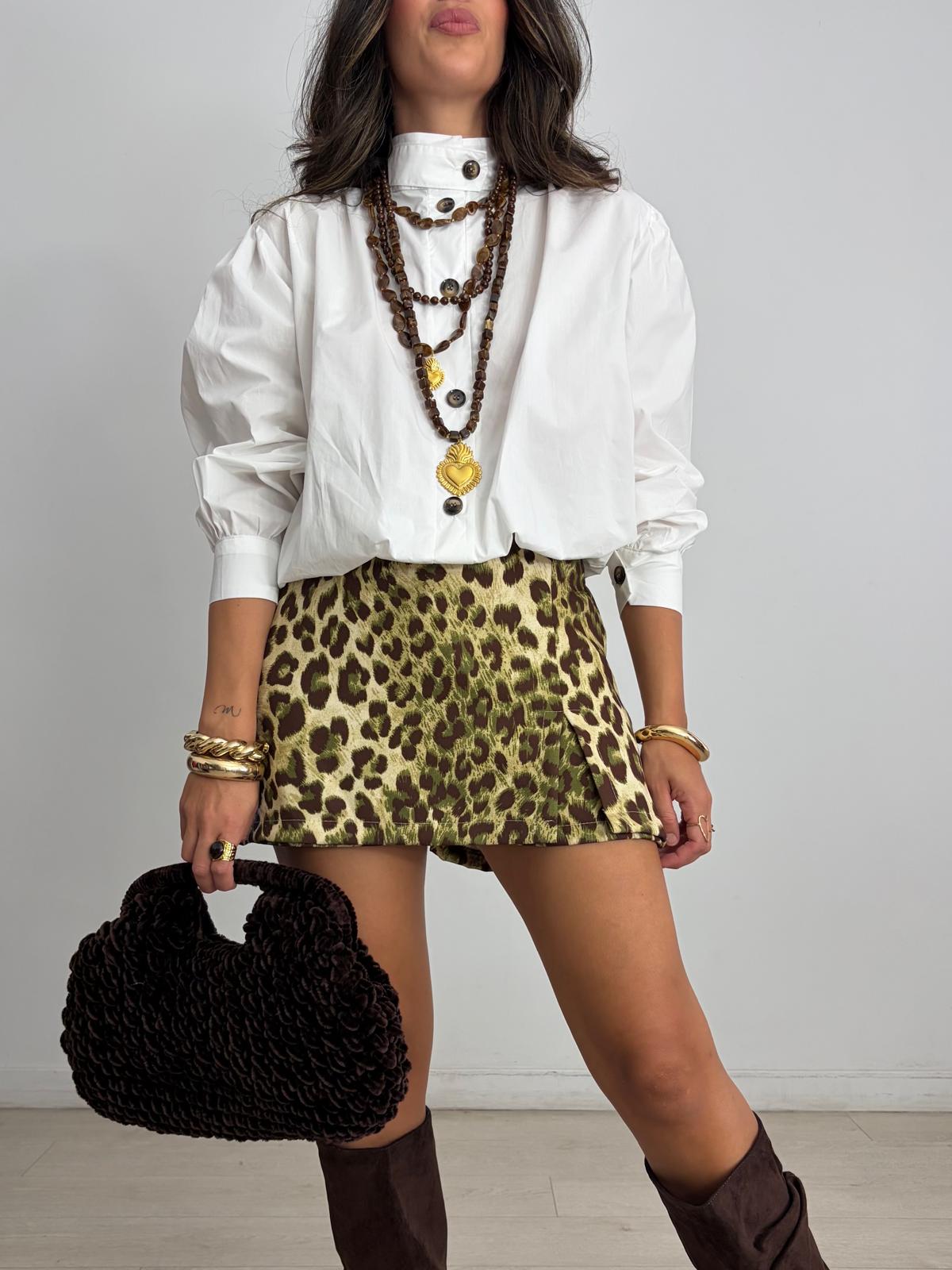 CAMISA CORTA ABOTONADA